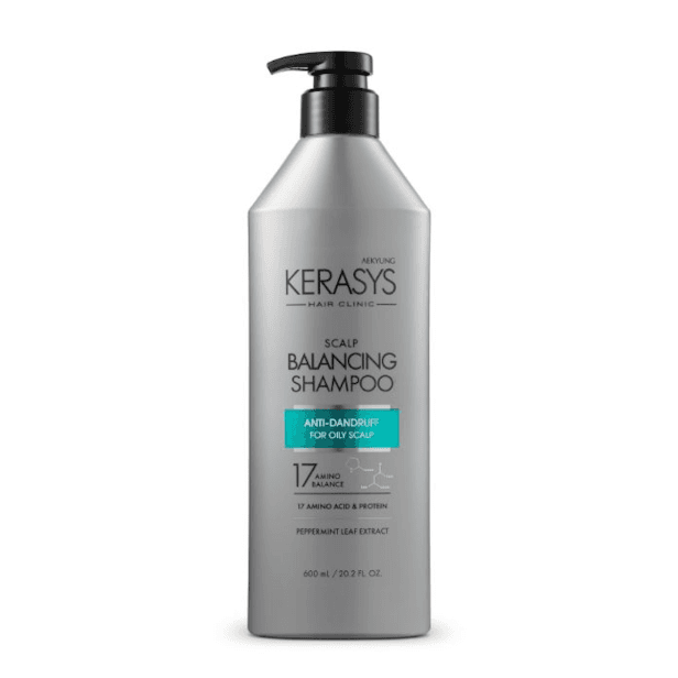 Kerasys Scalp Balancing Shampoo 600ml (Para Couro Cabeludo Oleoso e Pontas Sensibilizadas)