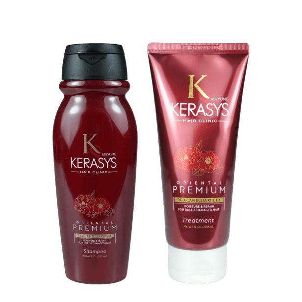 Kerasys - Duo Oriental Premium Shampoo + Máscara 200ml (Novas Fórmulas)