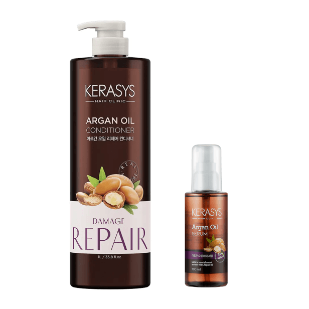 Kerasys - Argan Oil Condicionador 1L + Argan Oil Serum 100ml