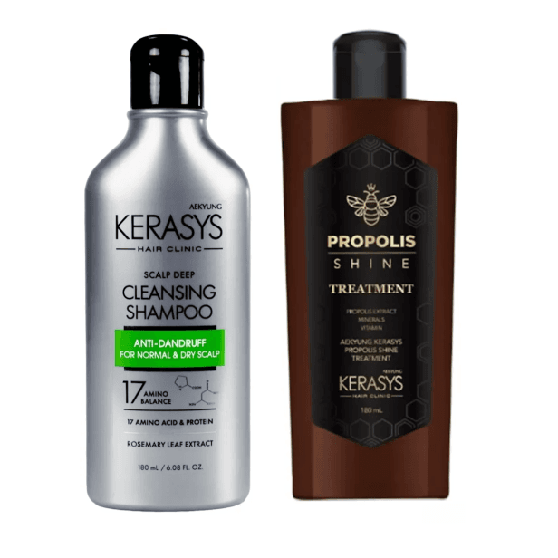 Kerasys - Duo Detox & Shine (Shampoo Deep Cleansing 180ml + Propolis Shine Tratamento 180ml)